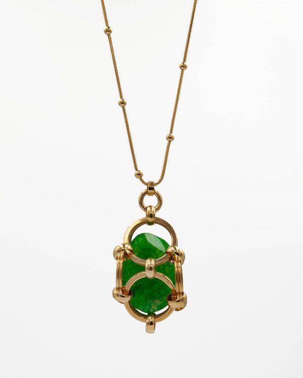 A112-ARIS-GELDIS-jewelry-paris-haute-couture-metal-manufacter-gold-Agate-green-pendant-MG_2398-720x900